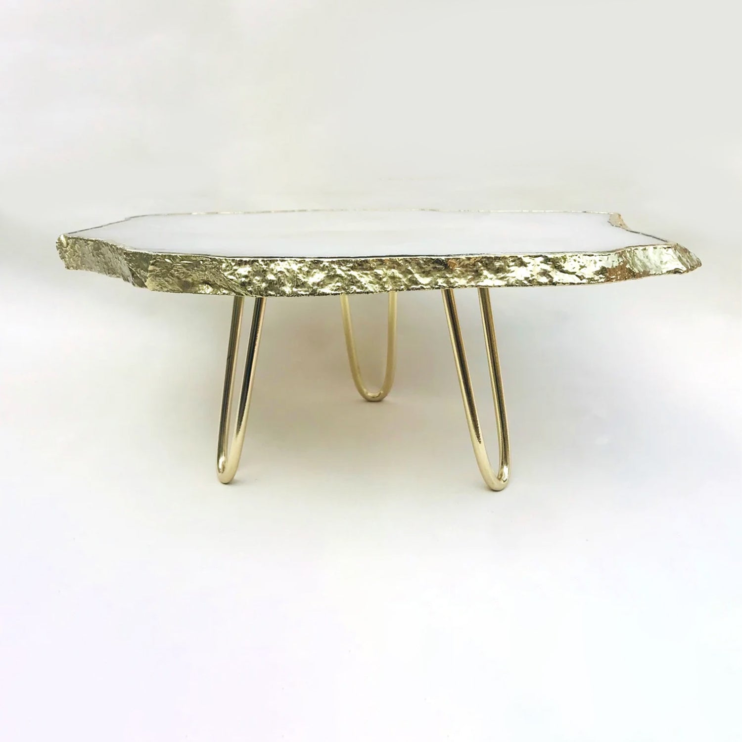 White Agate Cake Stand/Centrepiece/Display Stand/Tray