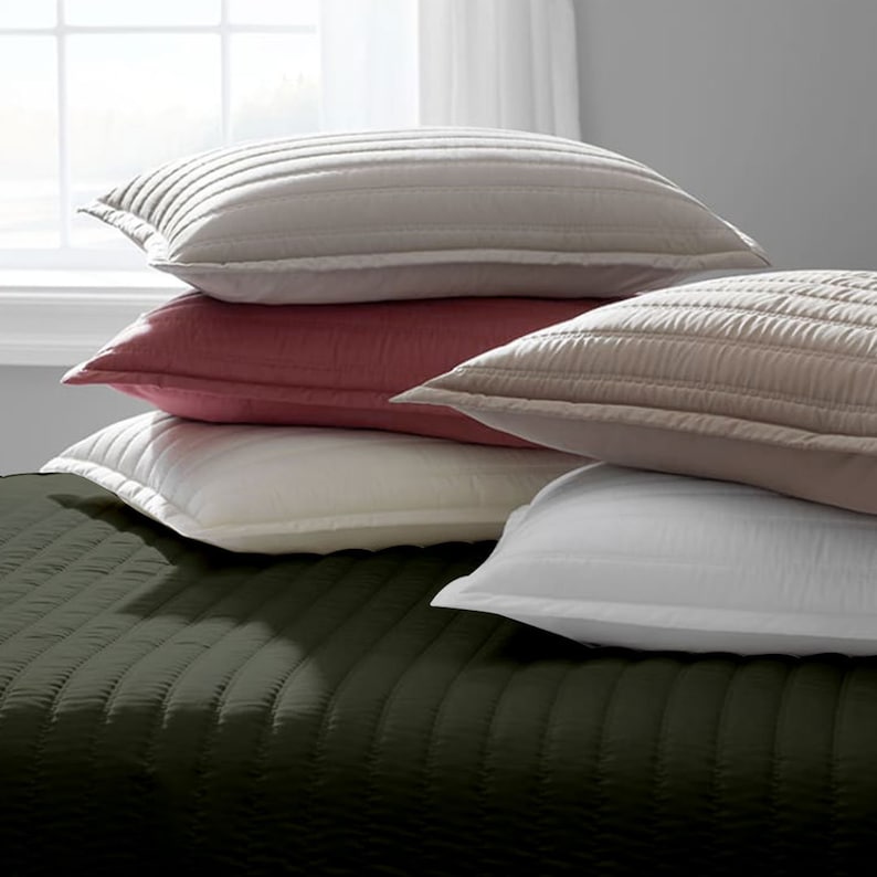 Channel stitch - Pure Linen Quilt Sets