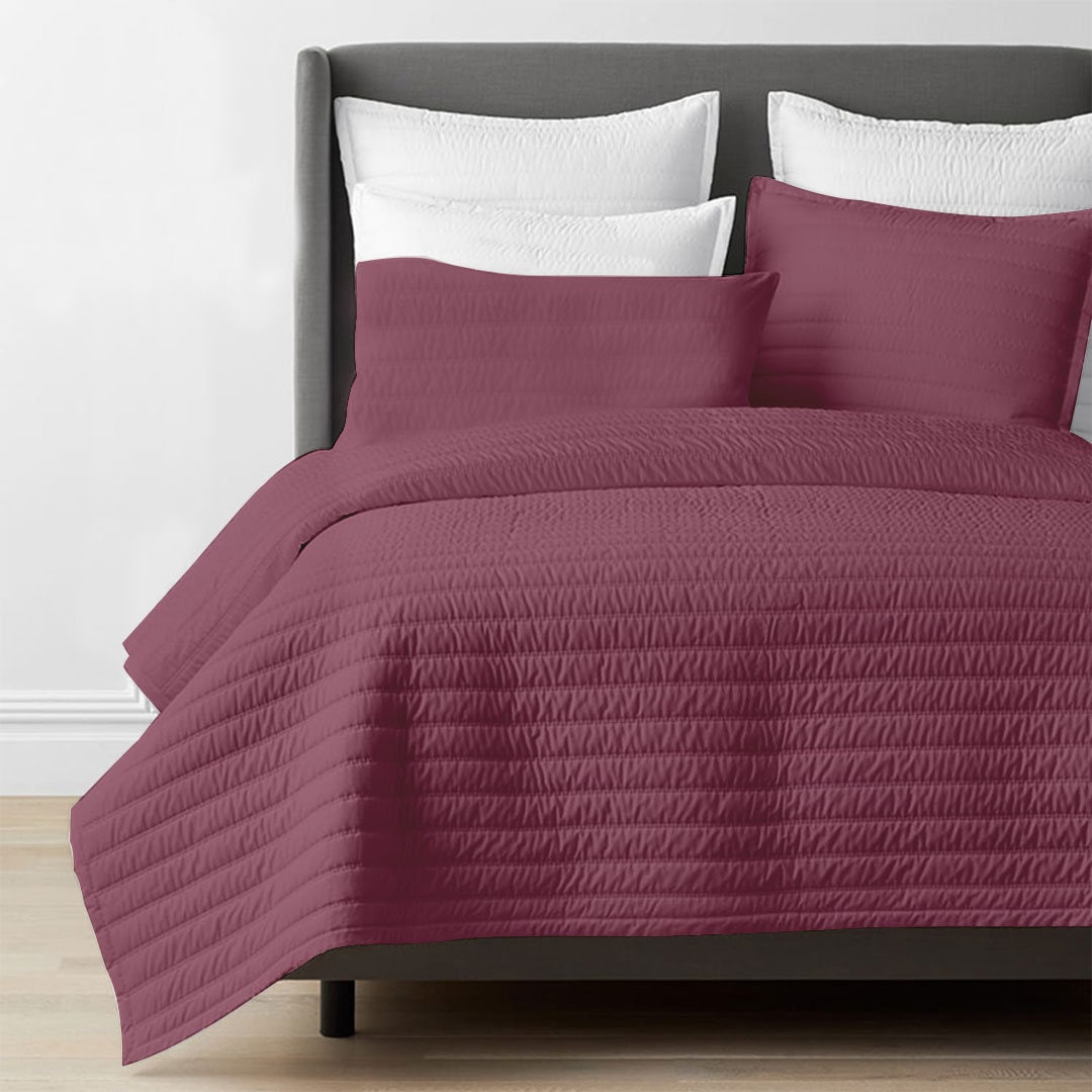 Channel stitch - Pure Linen Quilt Sets